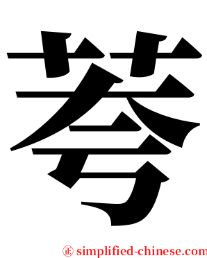 荂 serif font