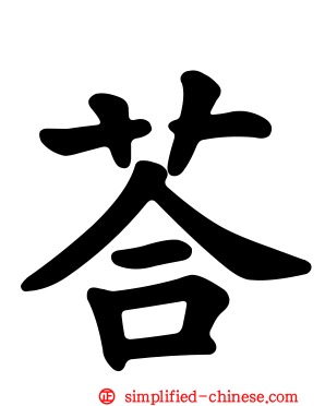 荅