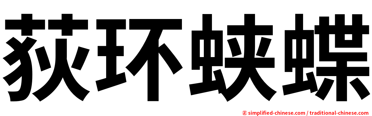 荻环蛱蝶