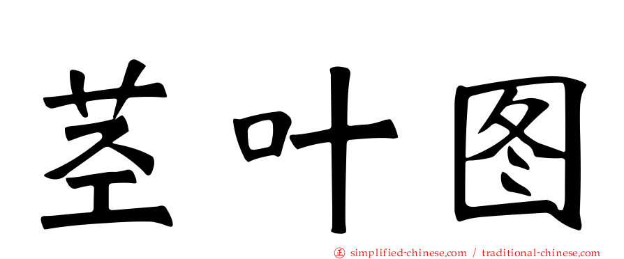 茎叶图