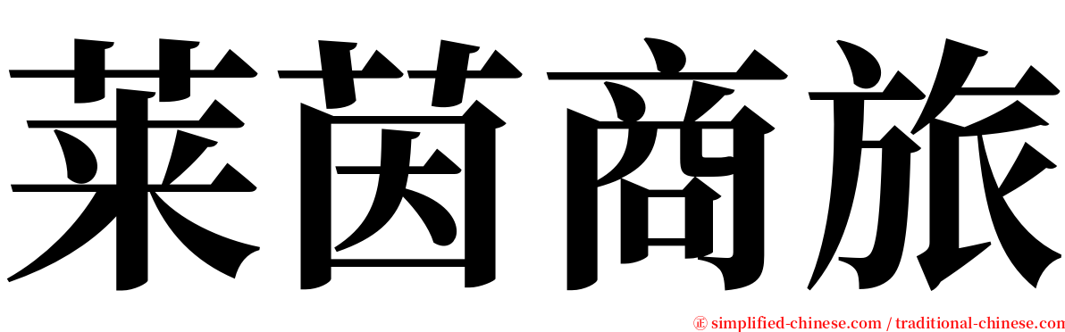 莱茵商旅 serif font