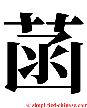 菡 serif font