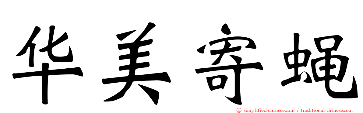 华美寄蝇
