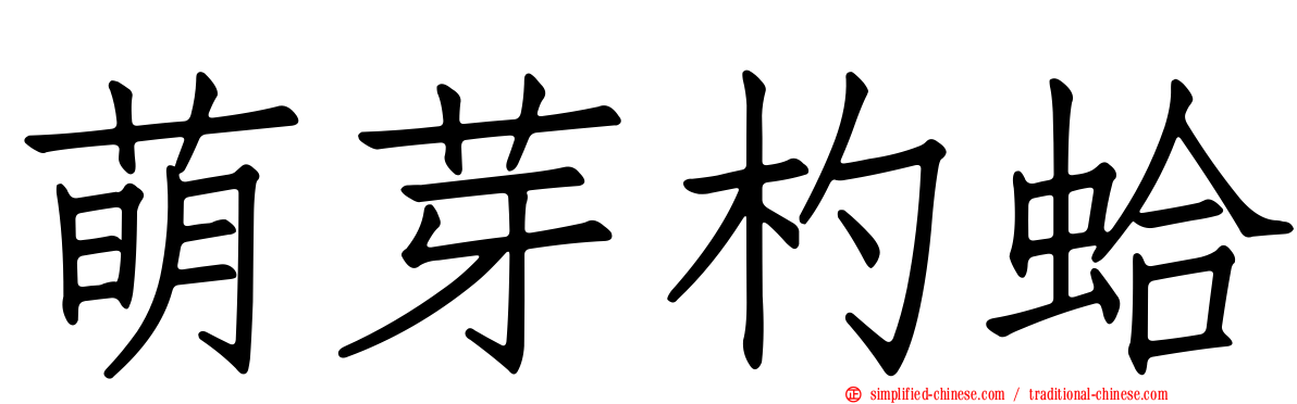 萌芽杓蛤
