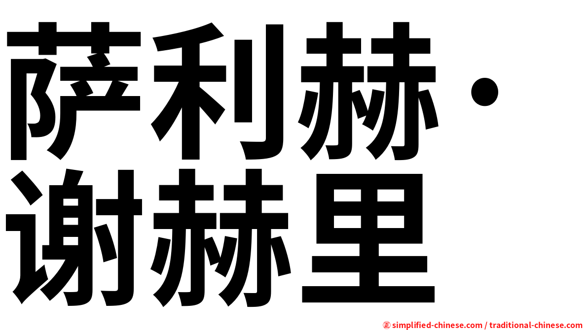 萨利赫·谢赫里