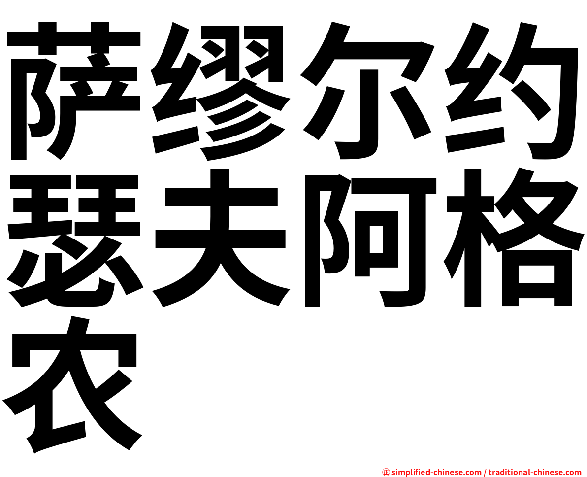萨缪尔约瑟夫阿格农