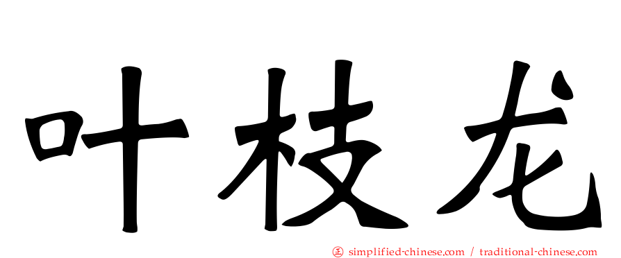 叶枝龙
