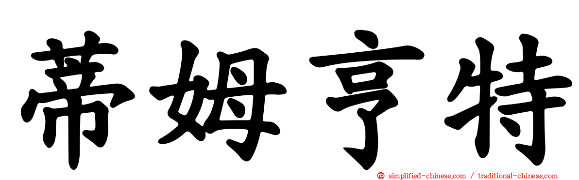 蒂姆亨特