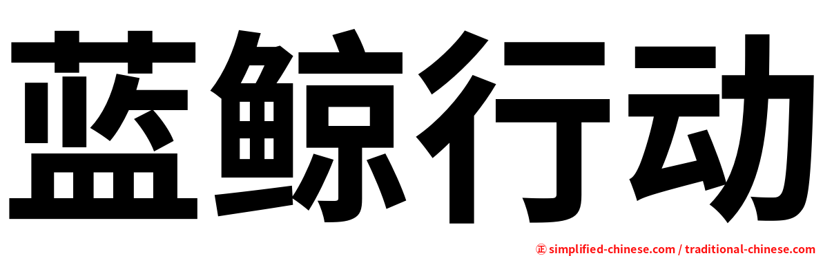 蓝鲸行动