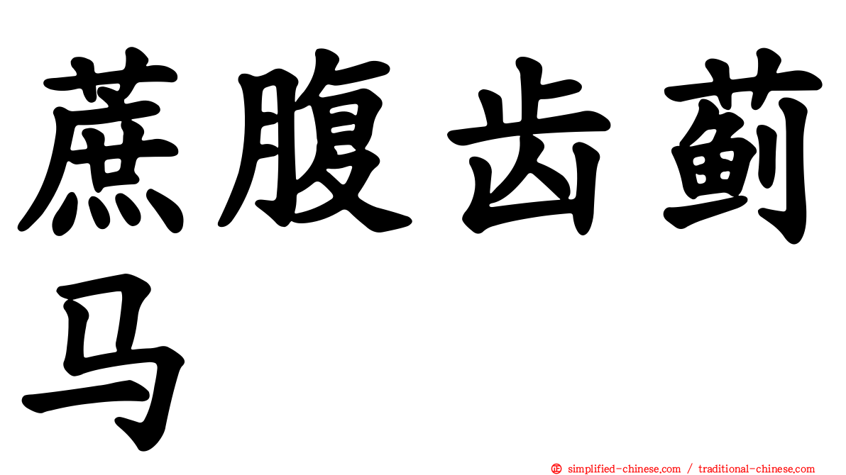 蔗腹齿蓟马