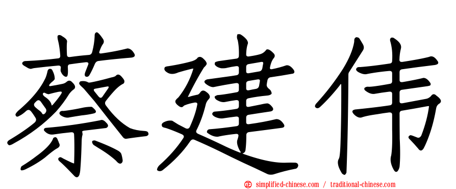 蔡建伟