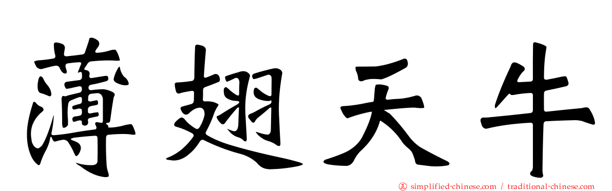 薄翅天牛