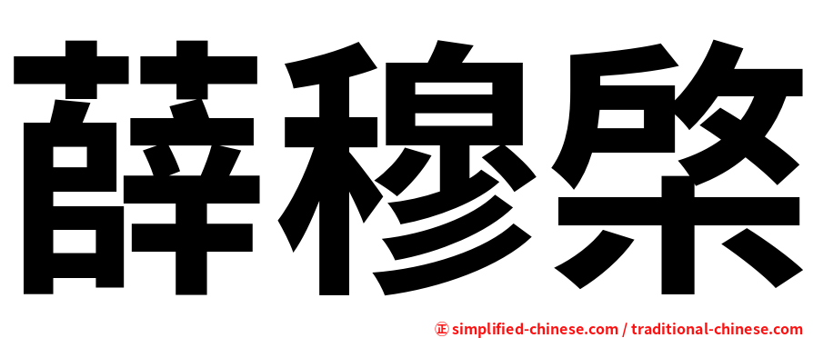 薛穆棨