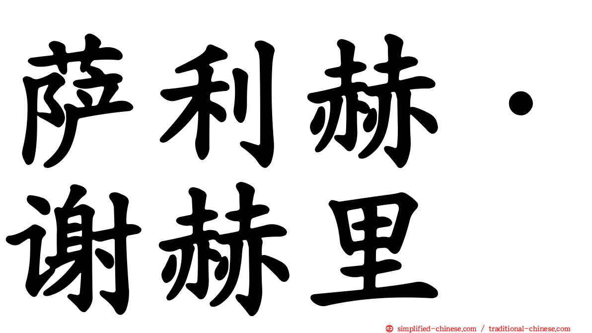 萨利赫·谢赫里