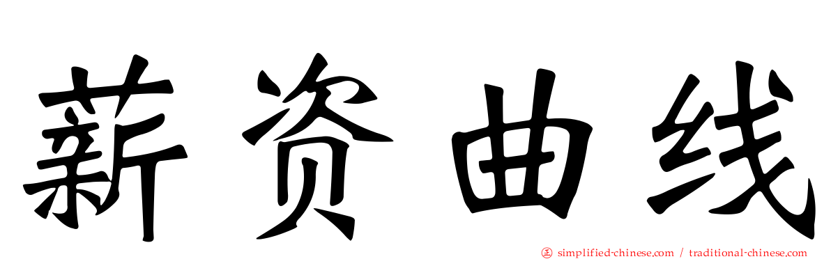 薪资曲线