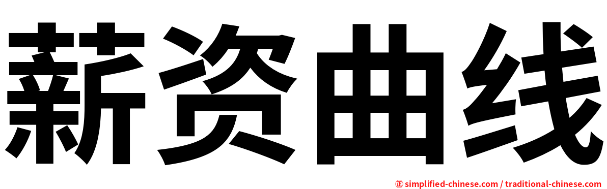 薪资曲线