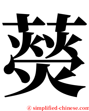 藀 serif font