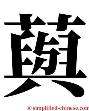 藇 serif font