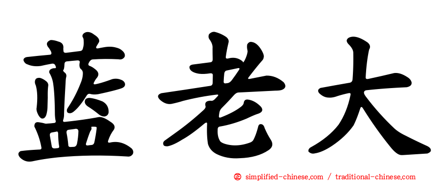 蓝老大