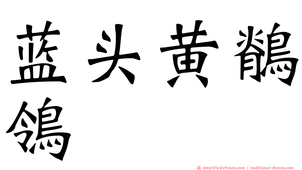 蓝头黄鹡鸰