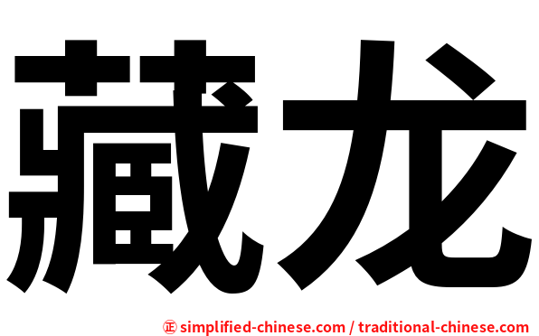 藏龙
