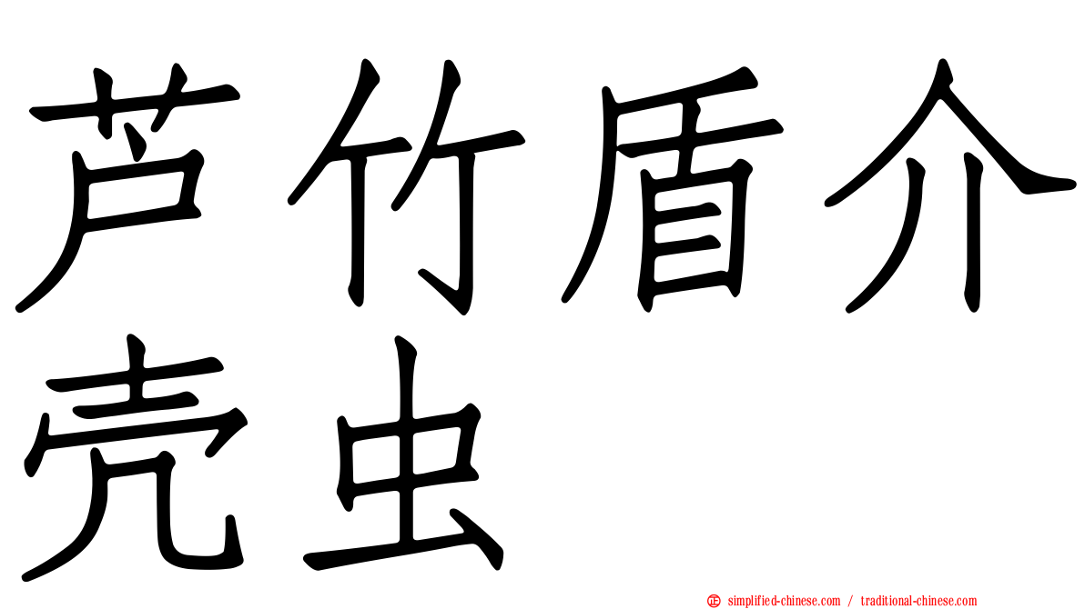 芦竹盾介壳虫