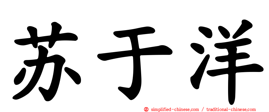 苏于洋
