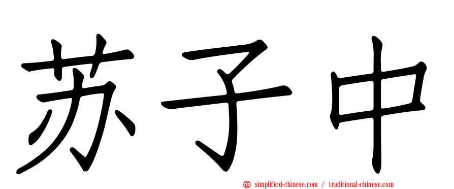 苏子中
