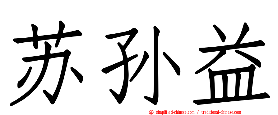苏孙益