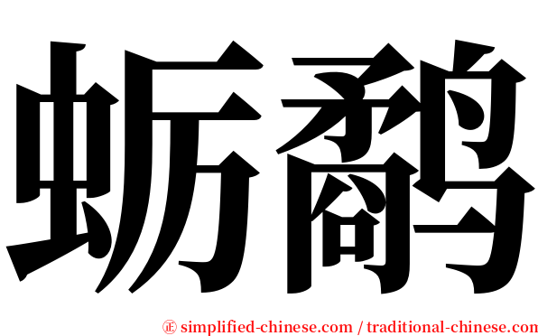 蛎鹬 serif font