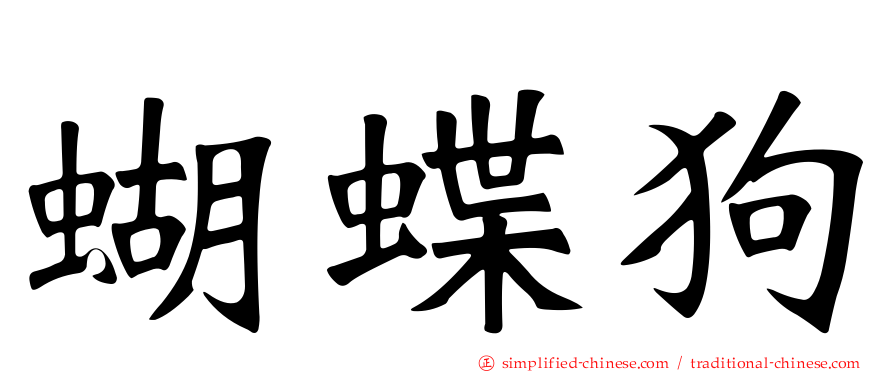 蝴蝶狗