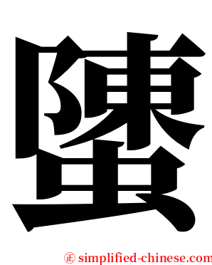 螴 serif font