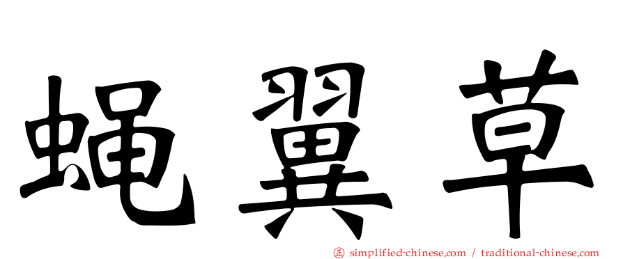 蝇翼草