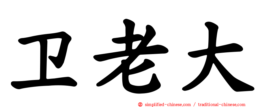 卫老大