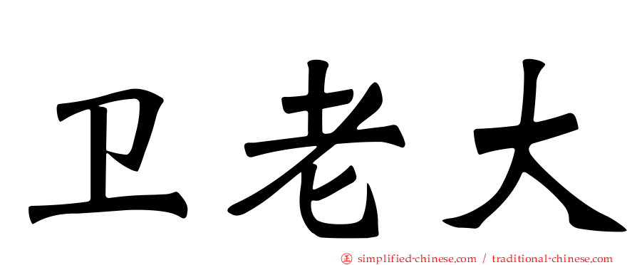 卫老大