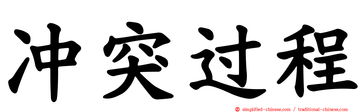 冲突过程