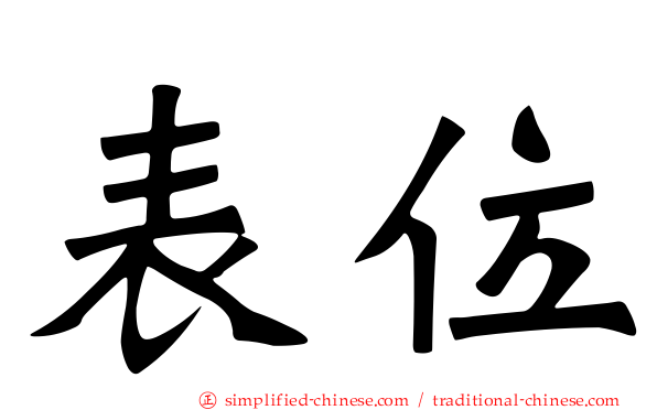 表位