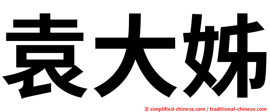 袁大姊
