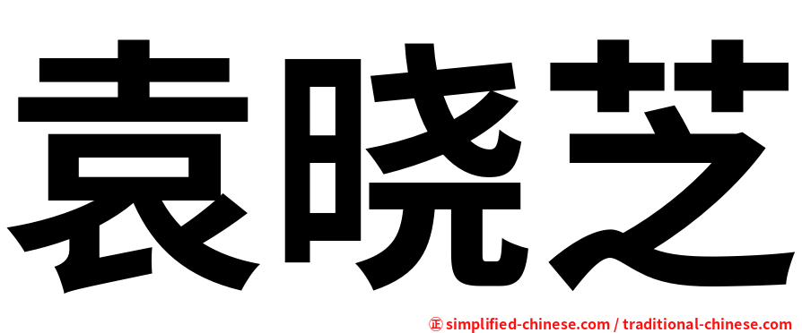 袁晓芝
