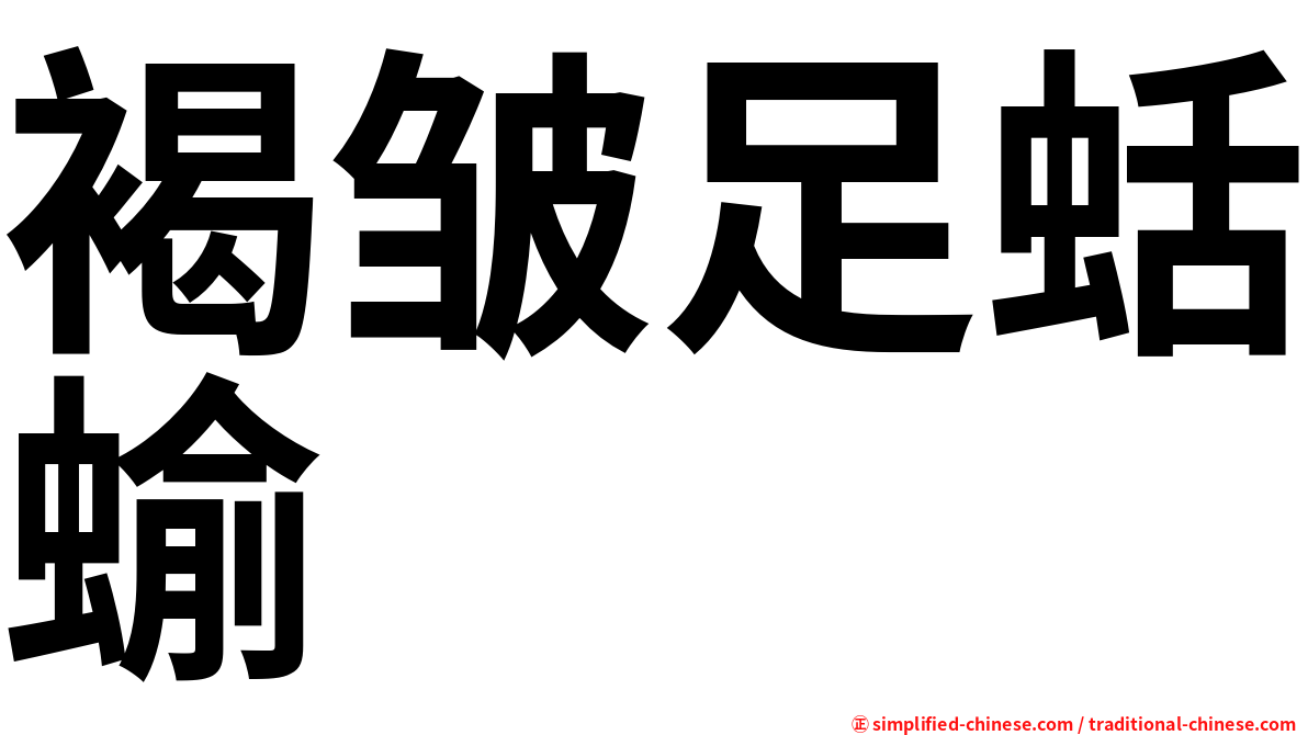 褐皱足蛞蝓