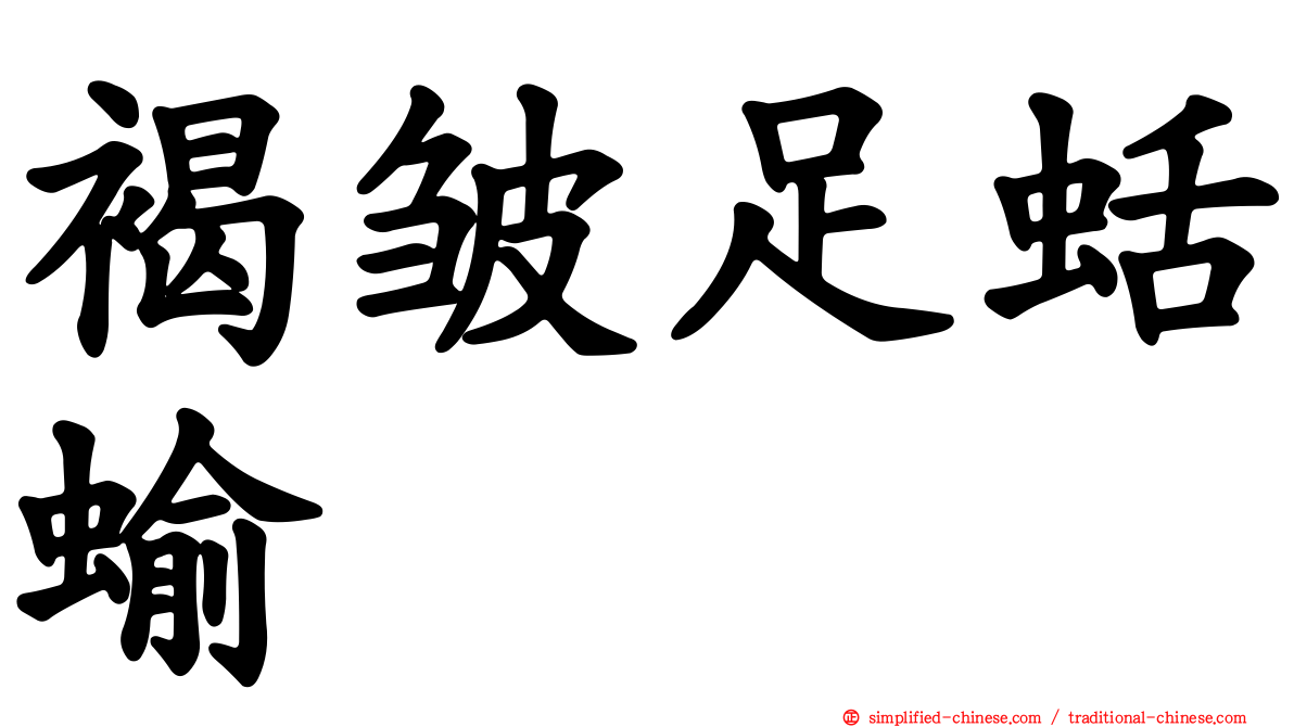 褐皱足蛞蝓