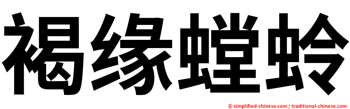 褐缘螳蛉