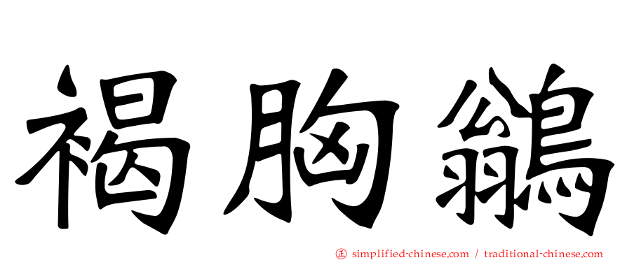褐胸鹟
