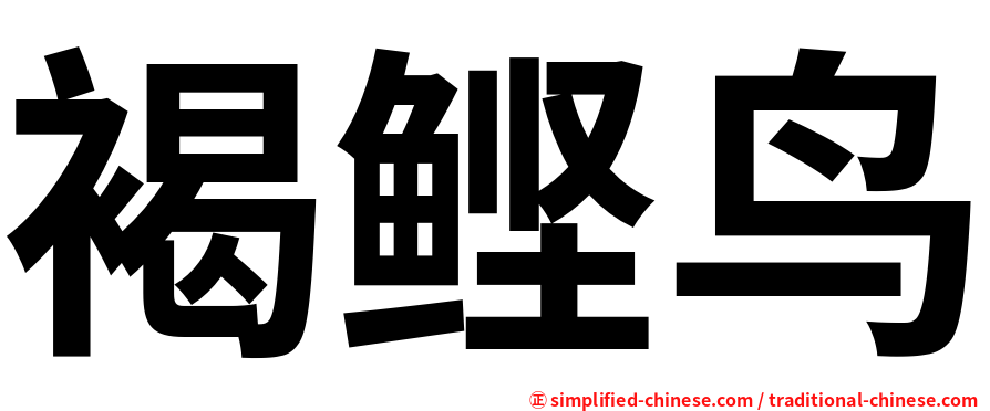 褐鲣鸟