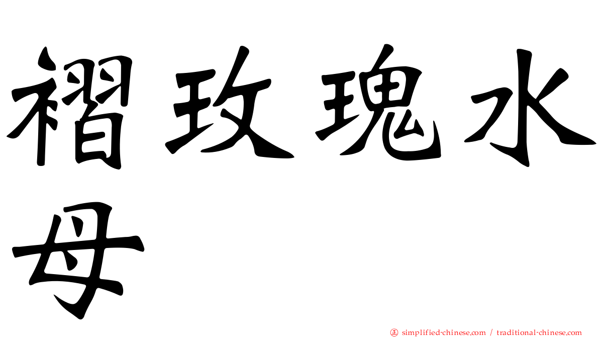 褶玫瑰水母