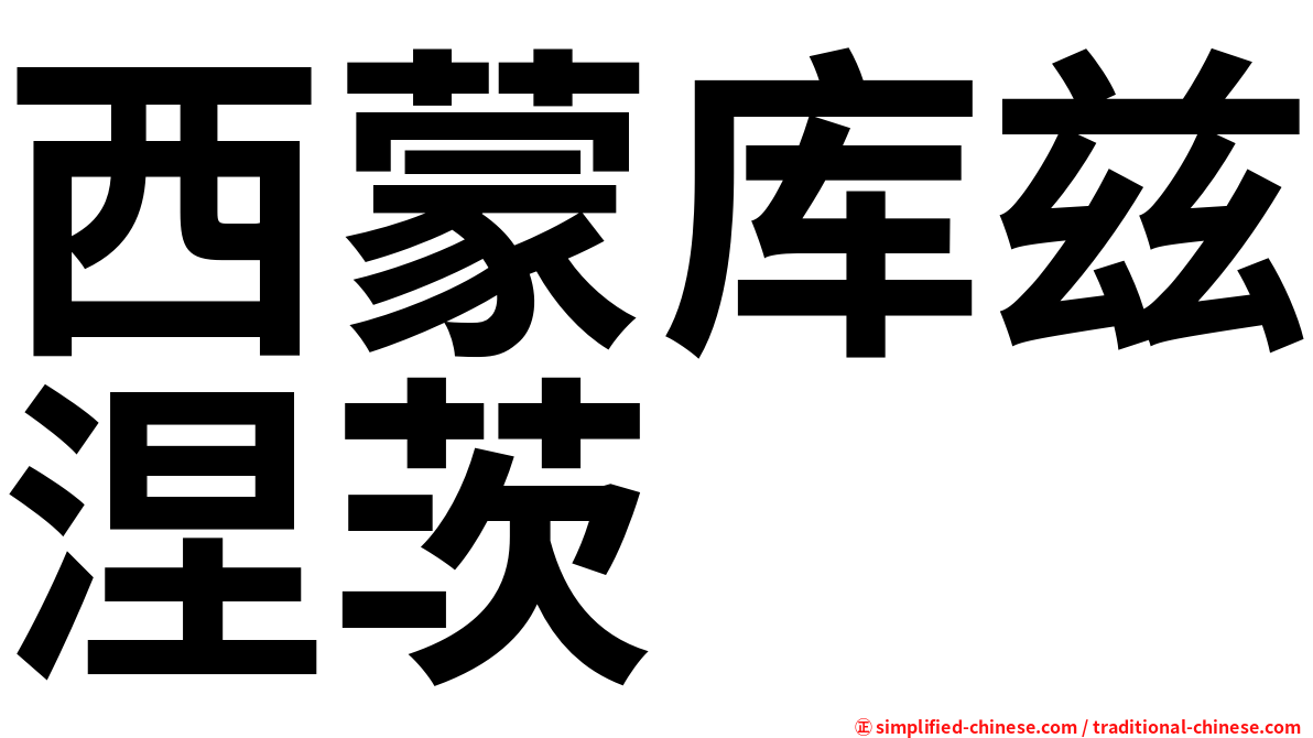 西蒙库兹涅茨