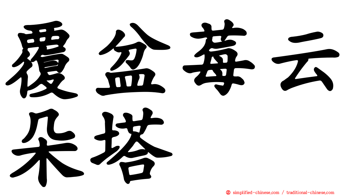 覆盆莓云朵塔