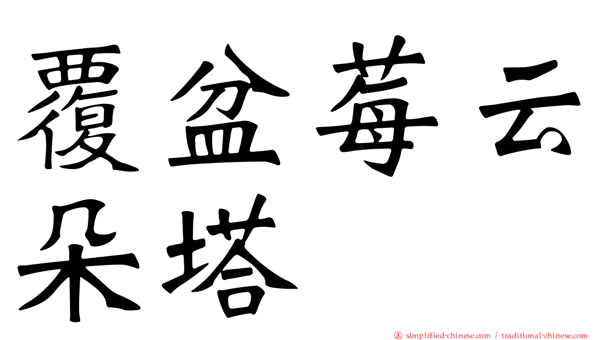 覆盆莓云朵塔