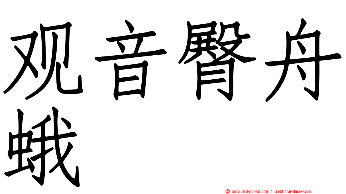 观音臀舟蛾
