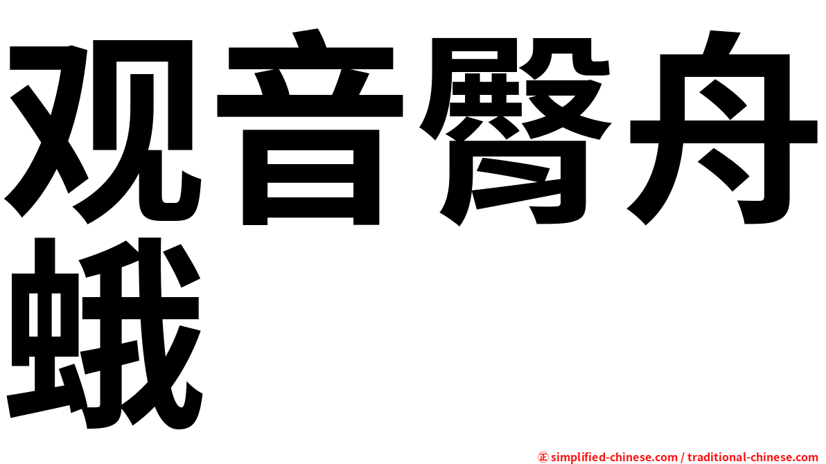 观音臀舟蛾